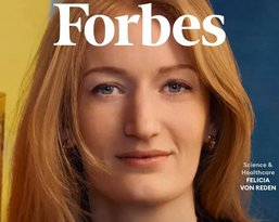 Felicia von Reden auf dem Cover von Forbes, ausgezeichnet in der Kategorie Wissenschaft und Gesundheitswesen für die Liste "30 unter 30 Europa 2025".